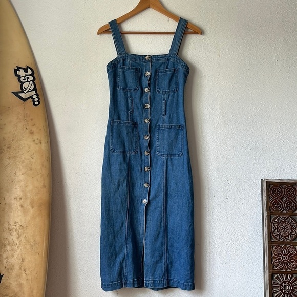 Show Me Your MuMu Dresses & Skirts - SHOW Me Your Mumu Theresa Dress Betta Blue MIDI XS